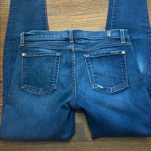 Women’s 7 for all mankind The Skinny Jeans Size 29 - Picture 6 of 9